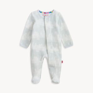 BIRCH TREES VELOUR FOOTIE