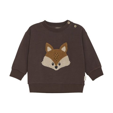 Fox Applique Sweatshirt