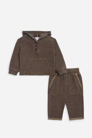 ADVENTURE HOODIE SET-TRUFFLE