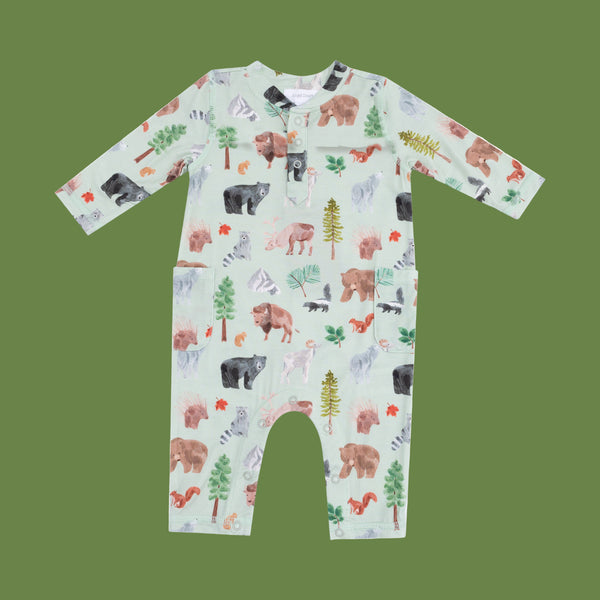 American Woodland Animals - Uni Romper