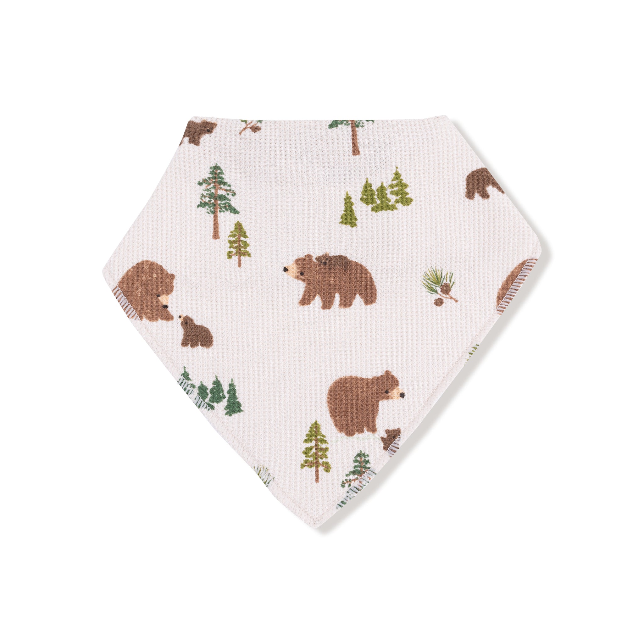 Sweet Brown Bears Bandana Bib