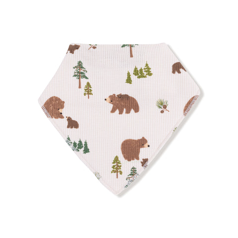 Sweet Brown Bears Bandana Bib