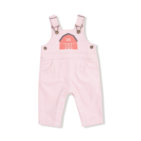 Little Farm-Cord Veiled Pink Classic Overall