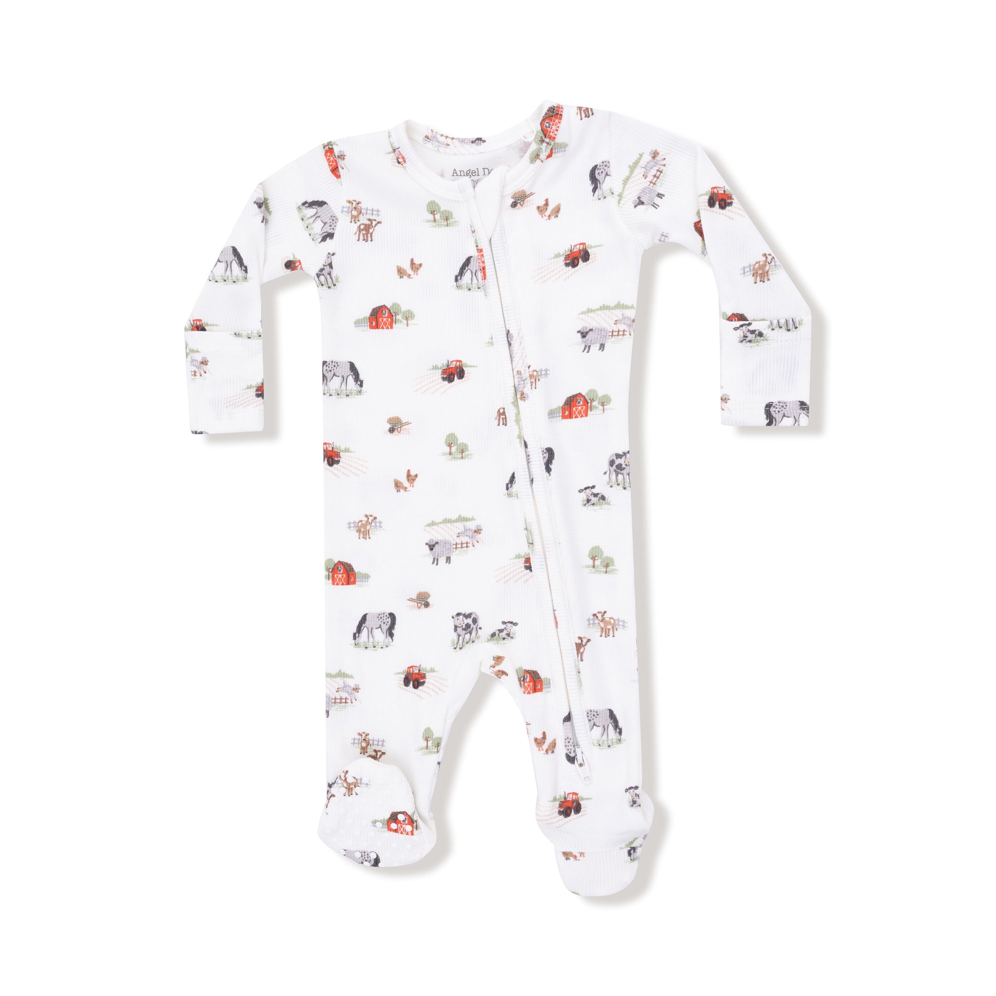Little Farm Zipper Footie