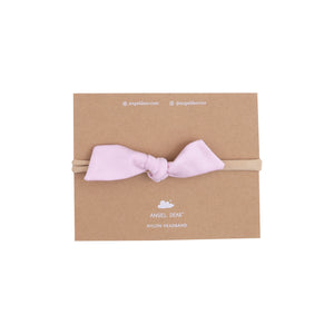 Solid Nosegay Pink Bow W/ Nylon Headband