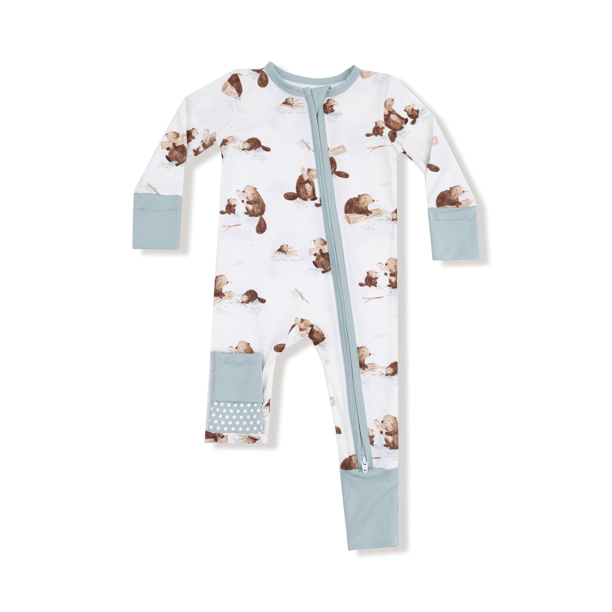 Baby Beavers 2-Way Zipper Romper