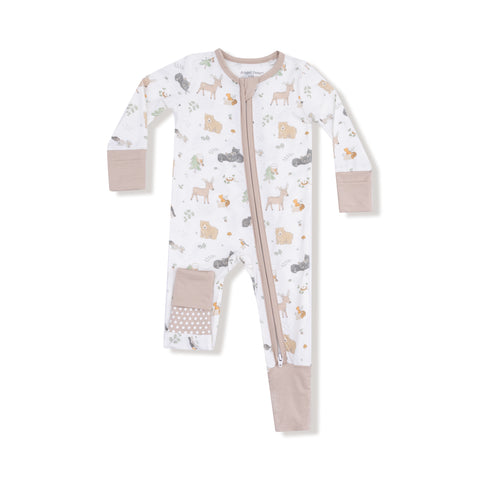Woodland Babies 2-Way Zipper Romper