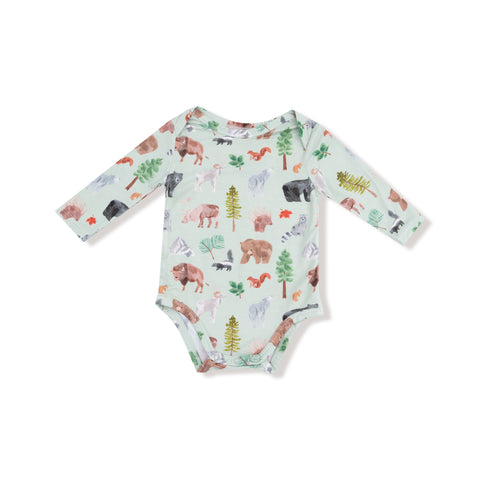 American Woodland Animals Bodysuit