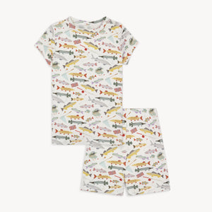 REEL GOOD TIME MODAL PAJAMA SHORT SLEEVE SHORT SET