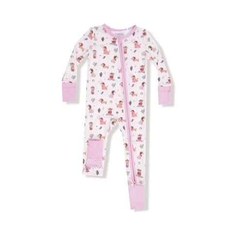 Cowgirl Dogs 2-Way Zipper Romper