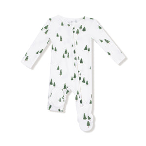 Tiny Forest Zipper Footie