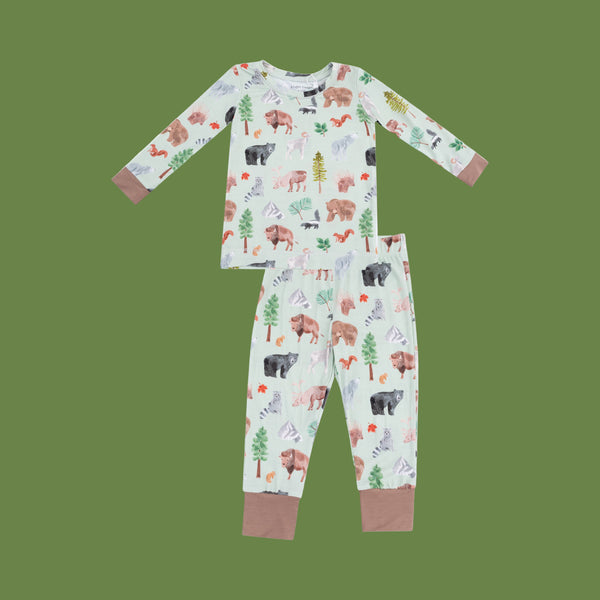 American Woodland Animals - L/s Loungewear Set