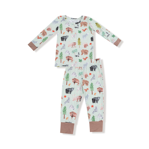 American Woodland Animals - L/s Loungewear Set
