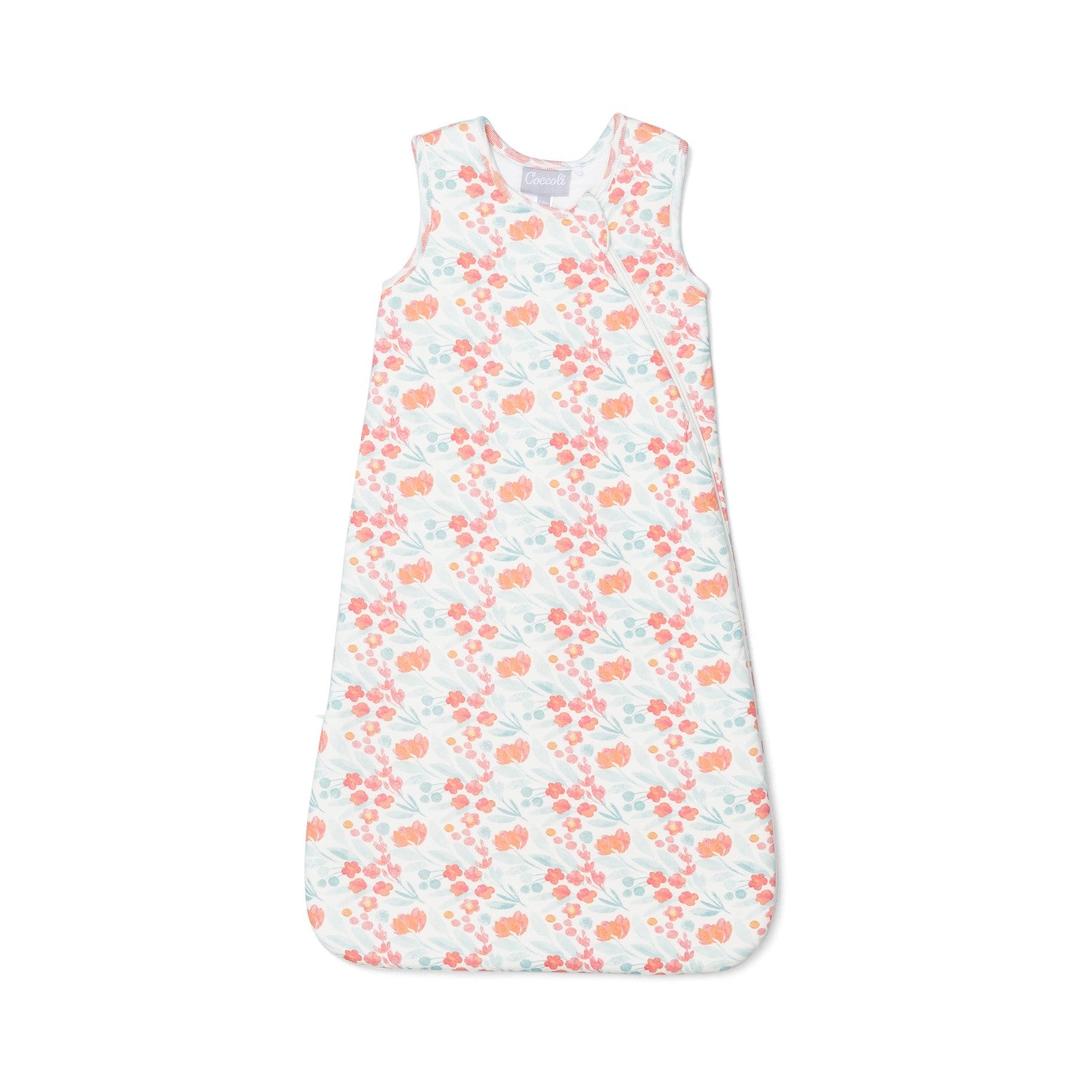 Modal Sleep Sack-Multi Floral On Cream
