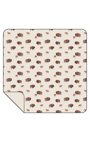 Bison  Bamboo Swaddle Blanket