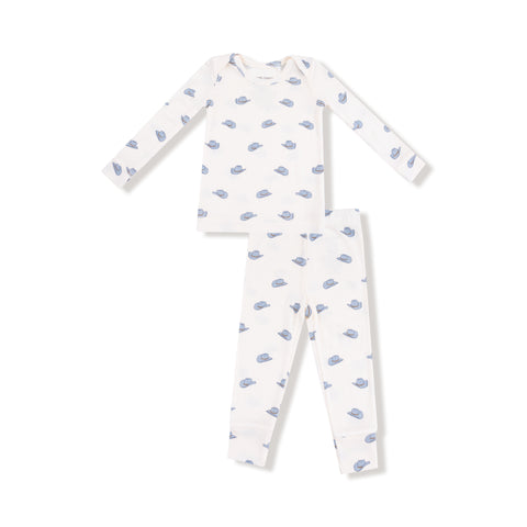 Petite Cowboy Hats Rib Loungewear Set