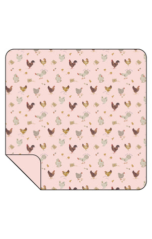 Collector Chickens Bamboo Swaddle Blanket