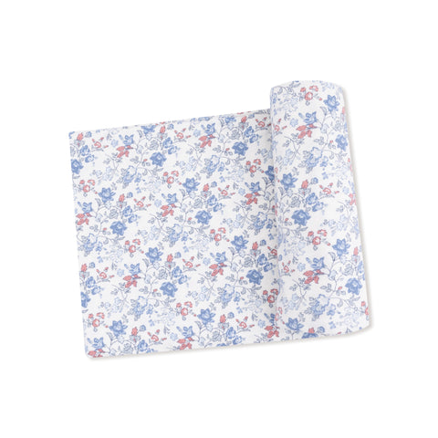 Country Girl Floral Bamboo Swaddle Blanket