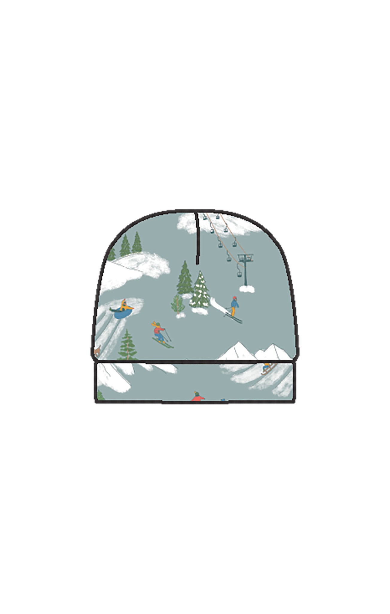Winter Fun Skiers - Beanie Hat