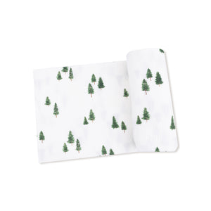 Tiny Forest Bamboo Swaddle Blanket