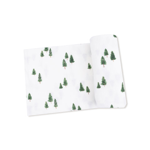 Tiny Forest Bamboo Swaddle Blanket