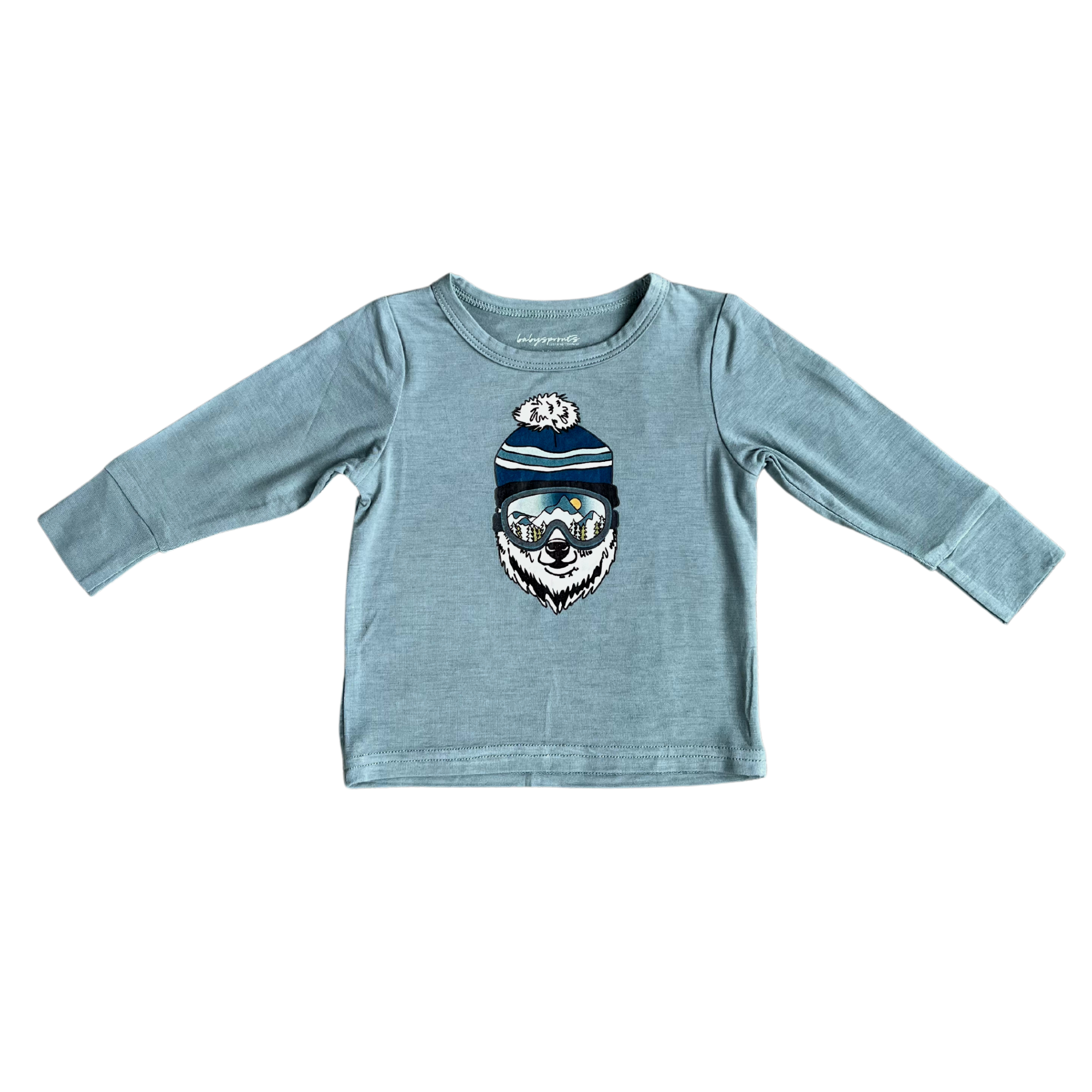 Boy’s Long Sleeve Tee - Ski Bear