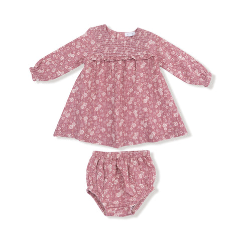Bandana Floral - Smocked Ruffle Dress