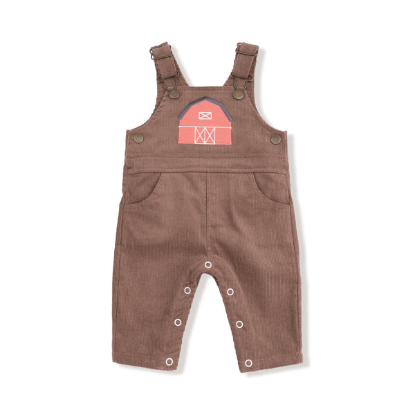Little Farm-Cord Chocolate Malt Classic Overall