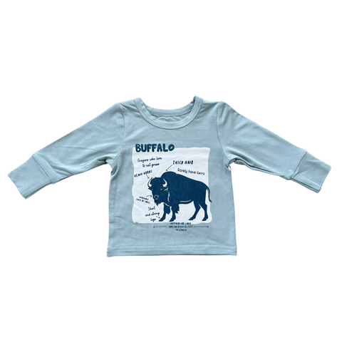 Boy’s Long Sleeve Tee - Buffalo