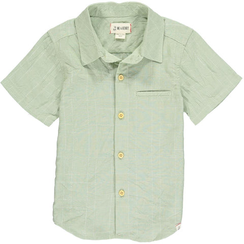 NEWPORT short sleeved shirt mint grid