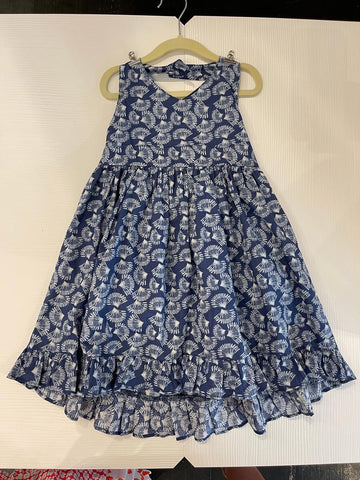 Fan Print Dress