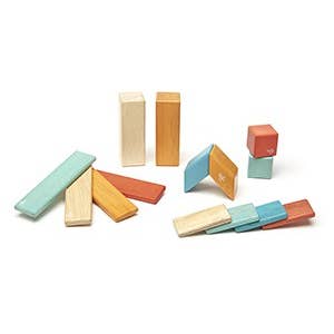 14 Piece Magnetic Wooden Block Set