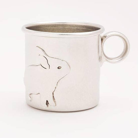 PEWTER CUP/RABBIT