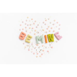 Be Mine - Wool Letter Garland