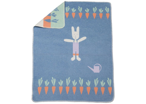 Juwel Blanket/Garden Bunny/Blue 7165