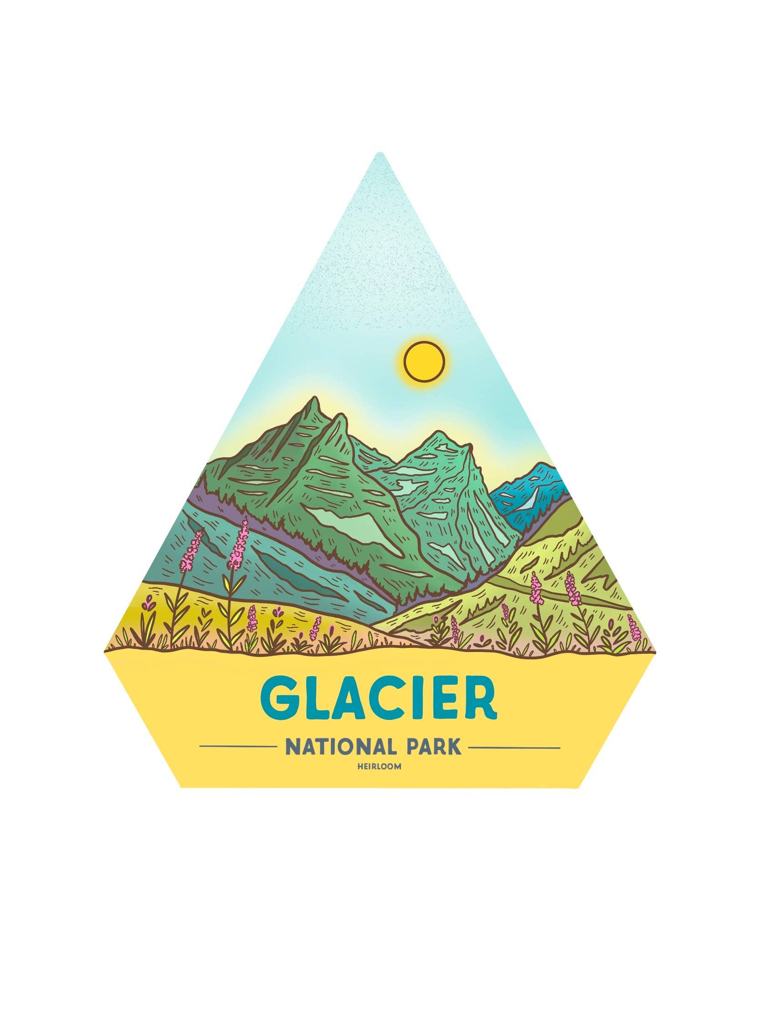 Glacier National Park Sticker