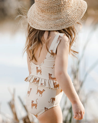 SKIRTED ONE-PIECE || LEOPARD