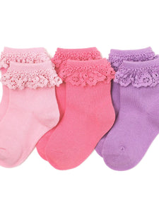 Rose Garden Lace Midi Socks